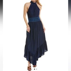 Ramy Brook  navy blue halter dress size 8